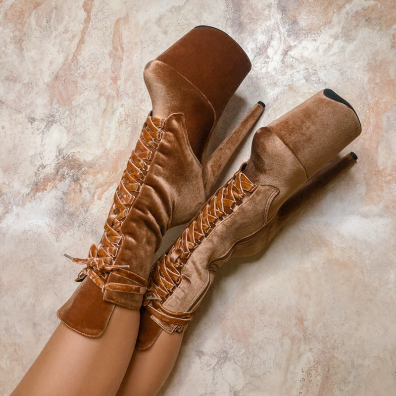 Velvet Vow - Ankle Boots