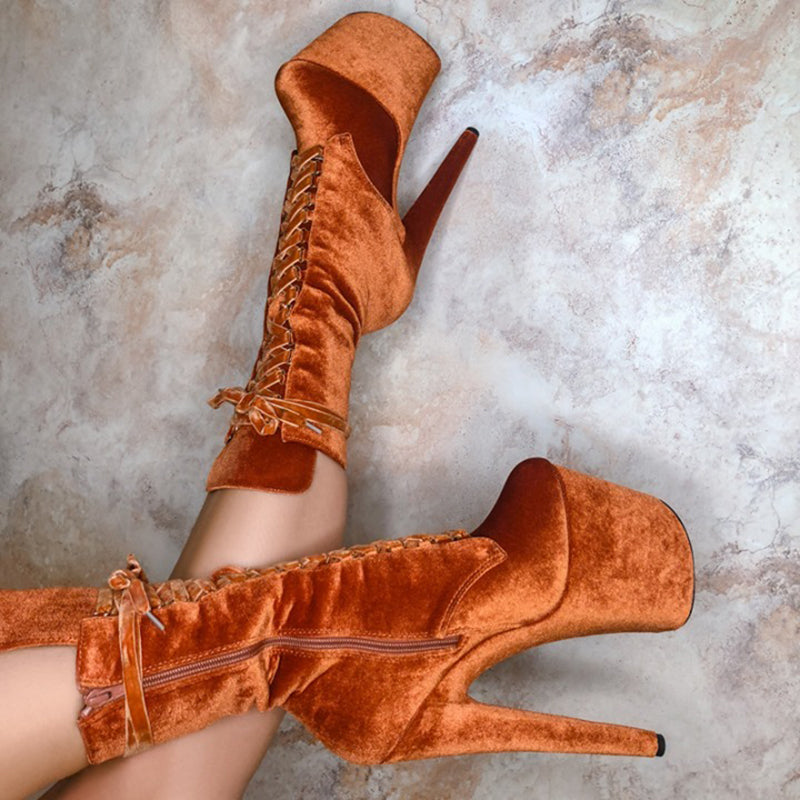 Velvet Vow - Ankle Boots