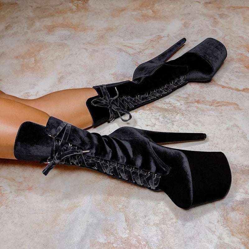 Velvet Vow - Ankle Boots