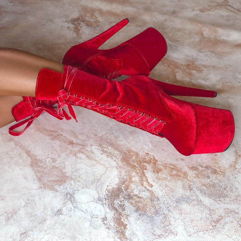 Velvet Vow - Ankle Boots
