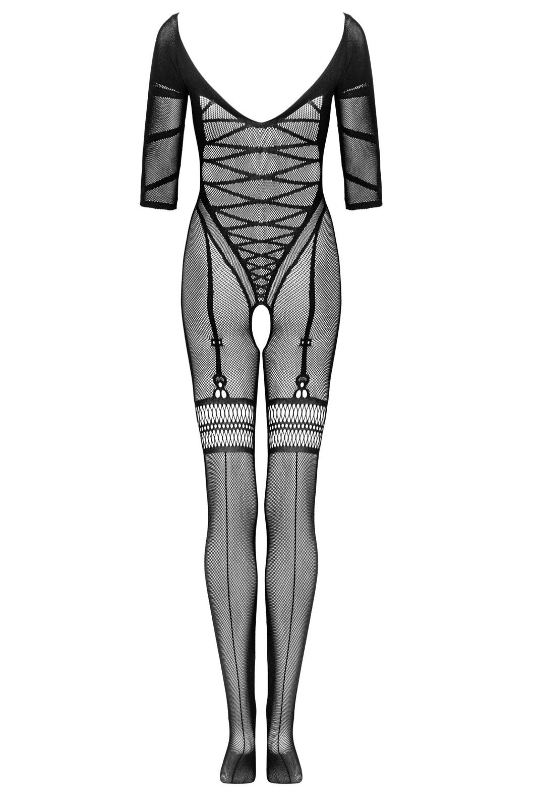 musta bodystocking
